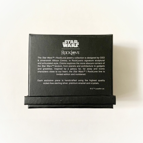 NIB Star Wars X RockLove Planetary Endor Ewok Sterling Medallion Necklace LE - Picture 9 of 12